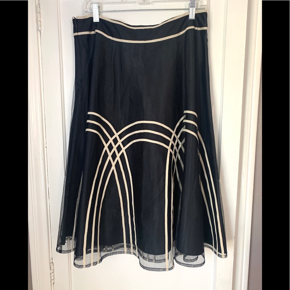Loft blue A line skirt size 10